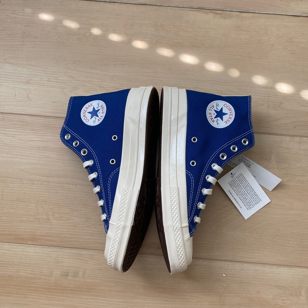 CONVERSE X COMME DES GARÇONS PLAY ALL STAR CHUCK - BLUE - Picture 4 of 9